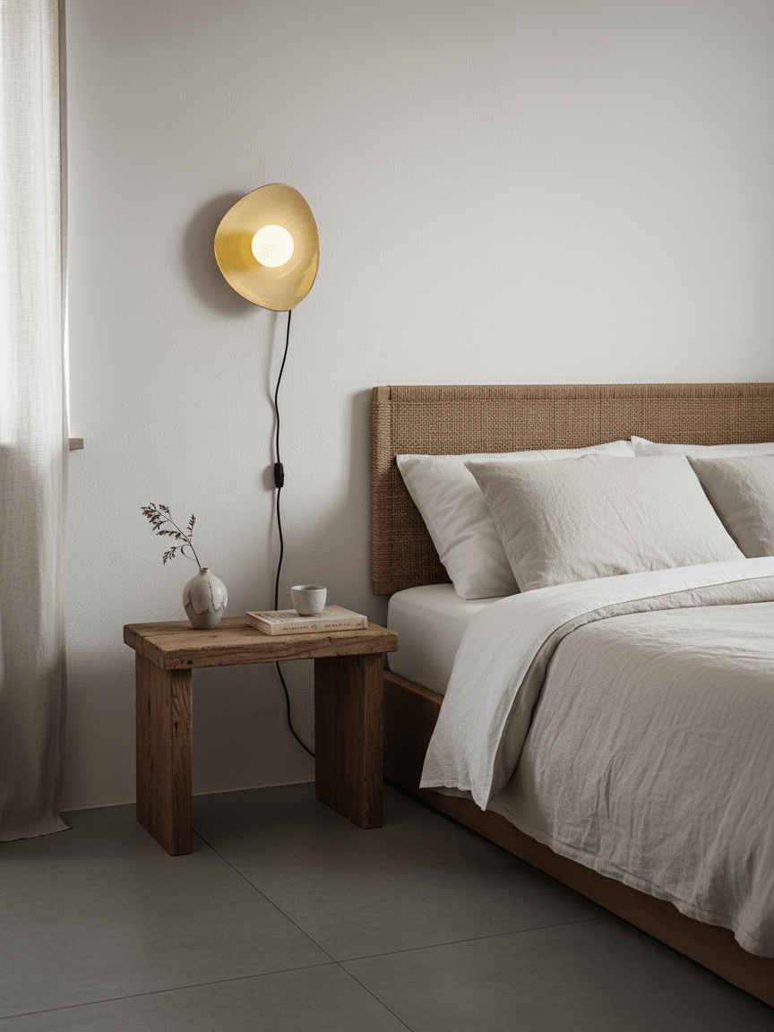 Pebble Disc Plug-In Wall Light, Plug-In Wall Sconce, detail 6
