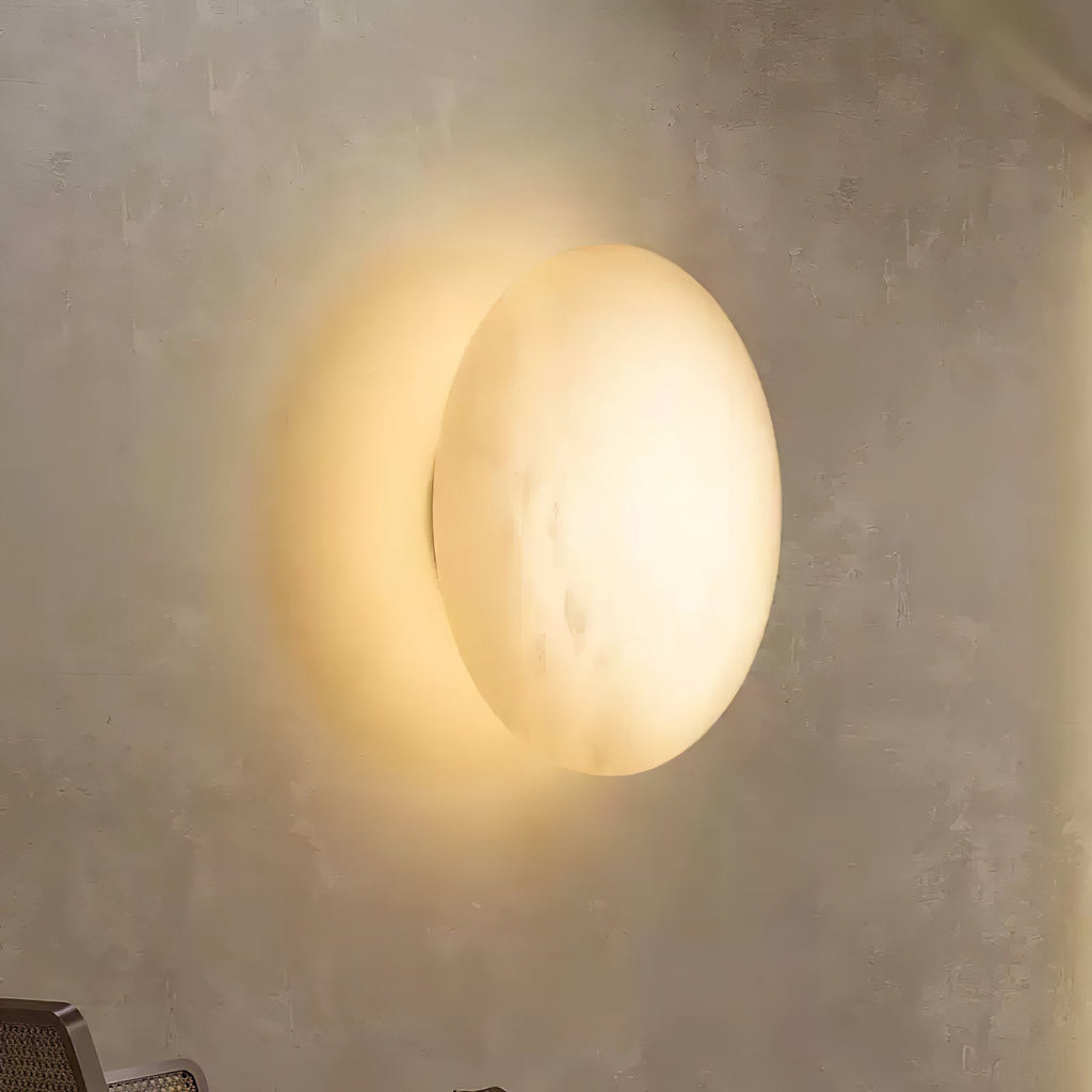 Pebble Alabaster Wall Light, Hardwired Wall Sconce, detail 7
