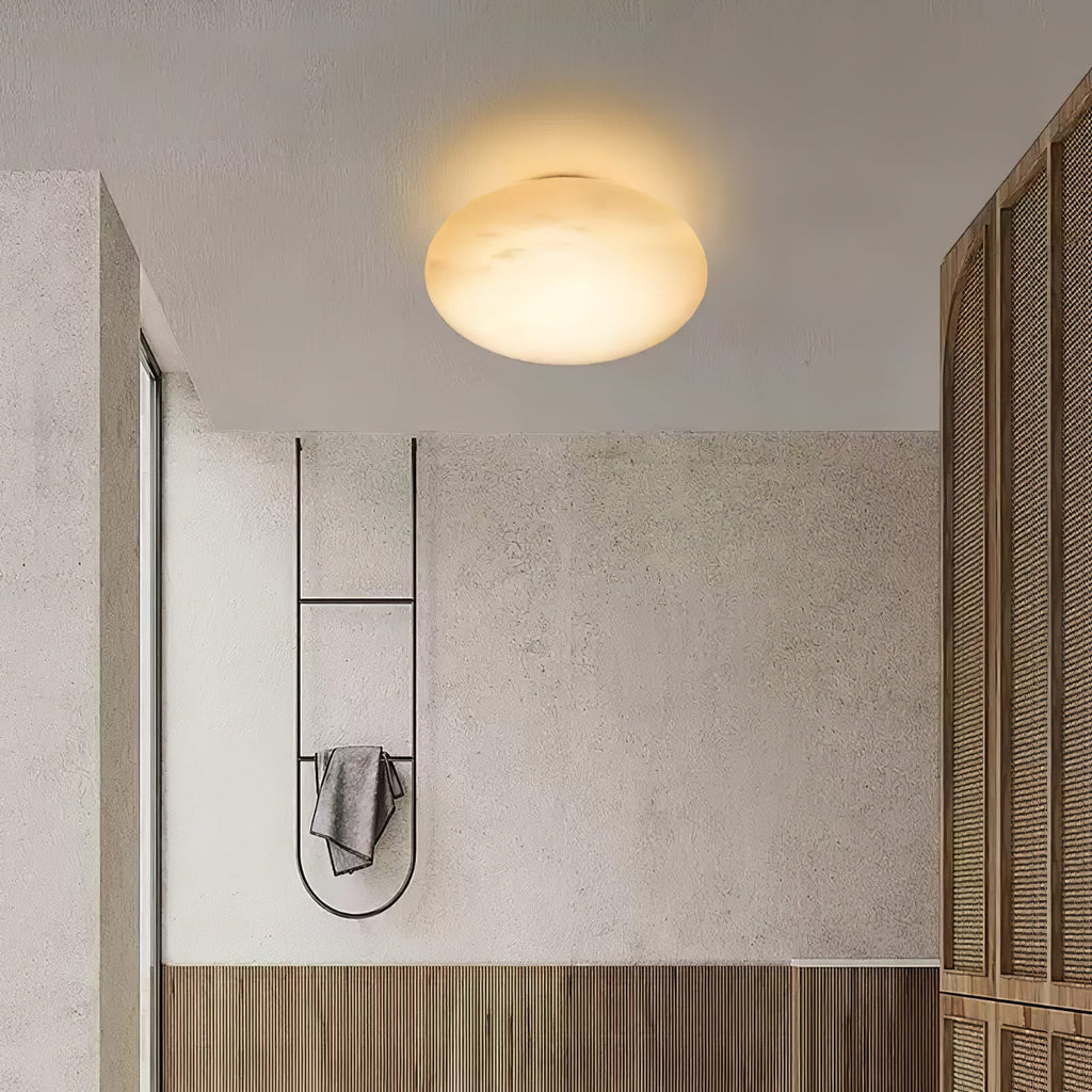 Pebble Alabaster Wall Light, Hardwired Wall Sconce, detail 5