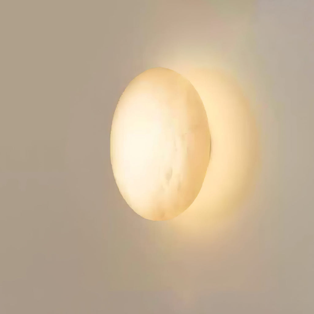 Pebble Alabaster Wall Light, Hardwired Wall Sconce, detail 14