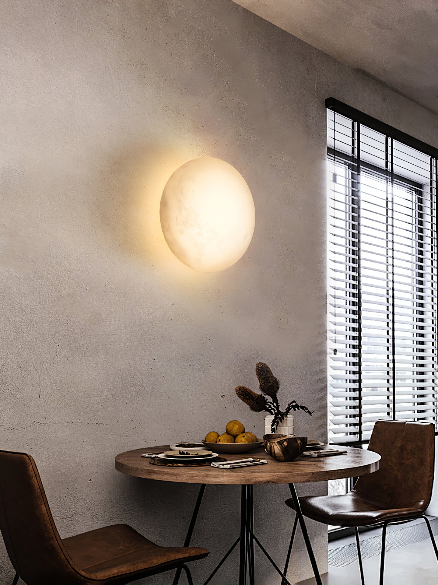 Pebble Alabaster Wall Light, Hardwired Wall Sconce, detail 9