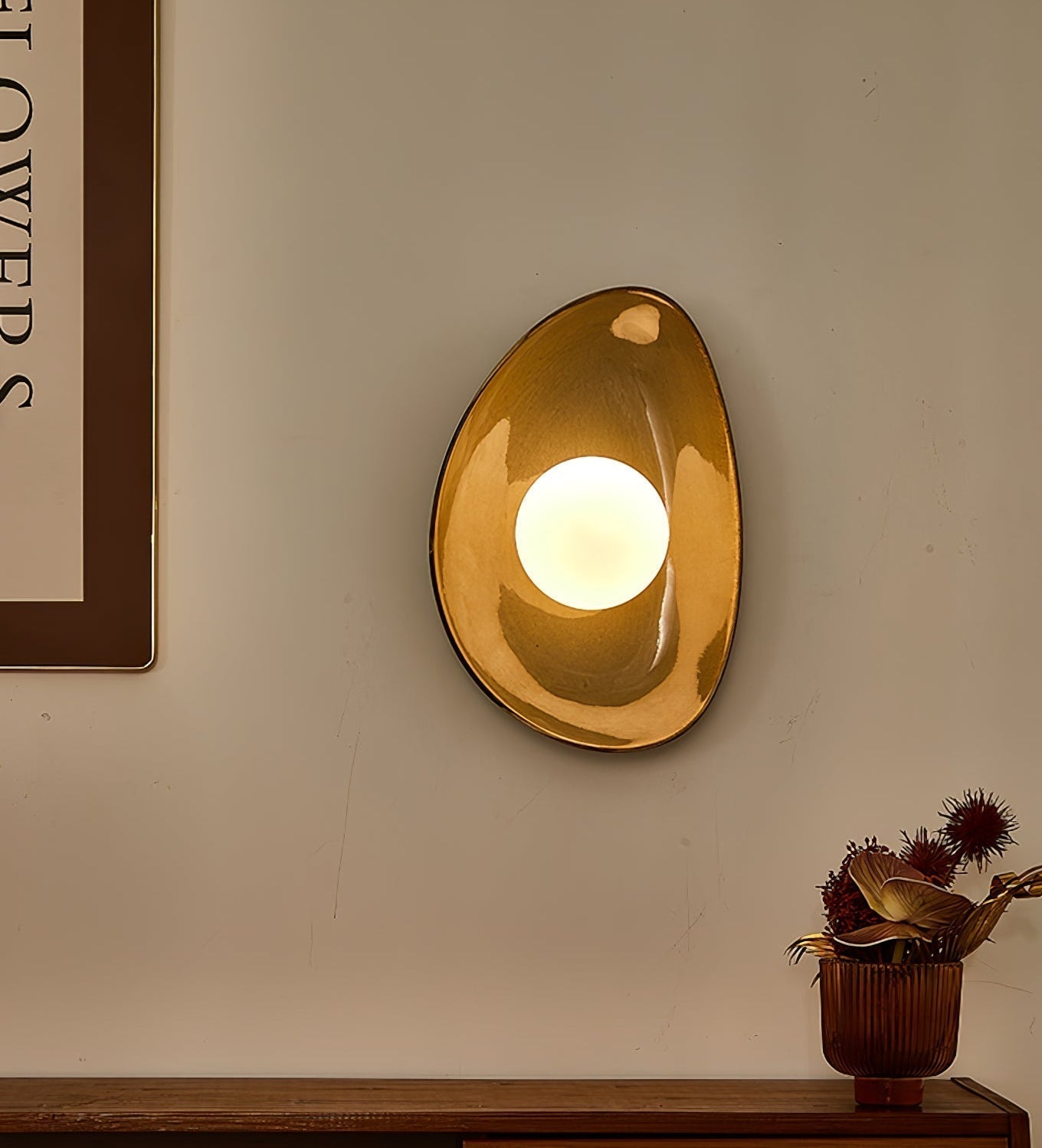 Pebble Disc Wall Light, Hardwired Wall Sconce, detail 13