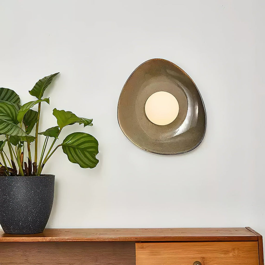 Pebble Disc Wall Light, Hardwired Wall Sconce, detail 12