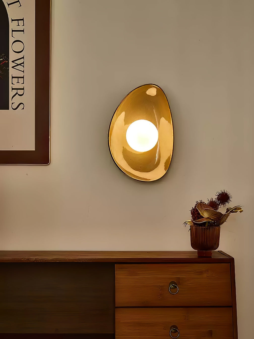 Pebble Disc Wall Light, Hardwired Wall Sconce, detail 6