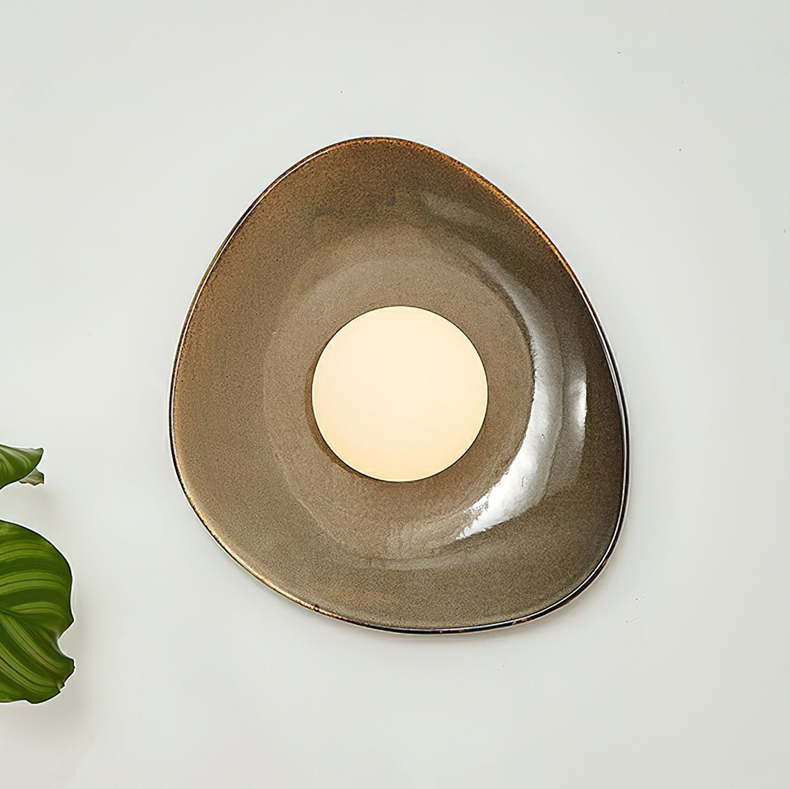 Pebble Disc Wall Light, Hardwired Wall Sconce, detail 4