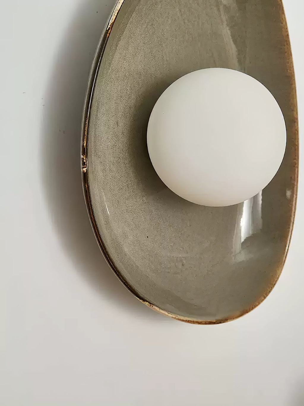 Pebble Disc Wall Light, Hardwired Wall Sconce, detail 7