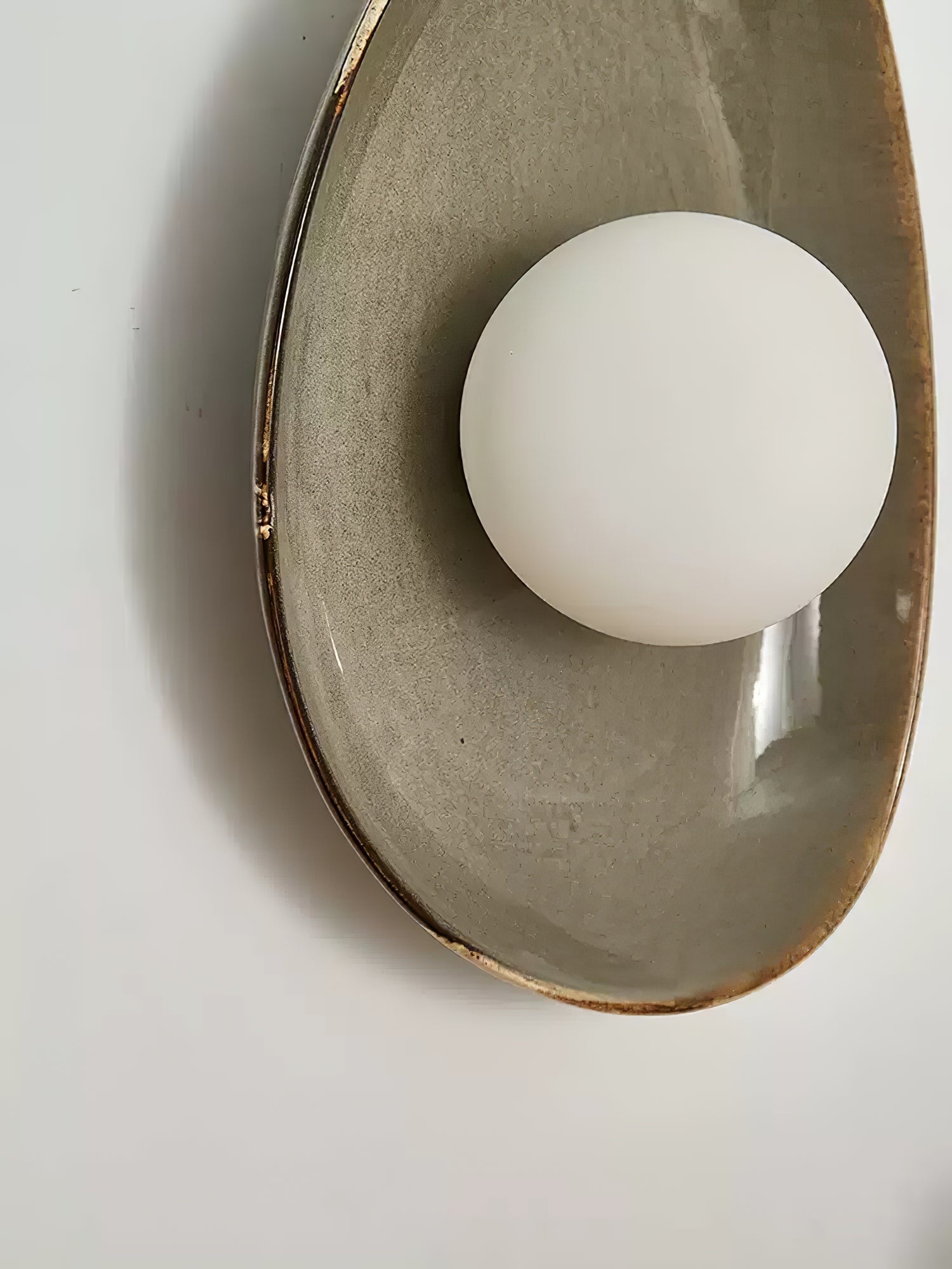 Pebble Disc Wall Light, Hardwired Wall Sconce, detail 7