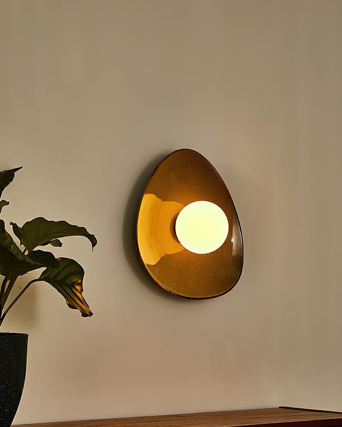 Pebble Disc Wall Light, Hardwired Wall Sconce, detail 17