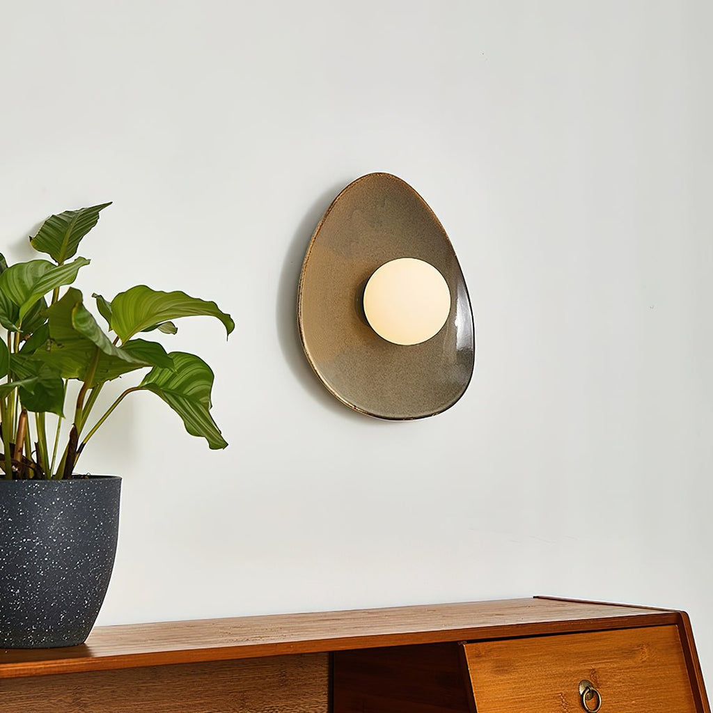 Pebble Disc Wall Light, Hardwired Wall Sconce, detail 18