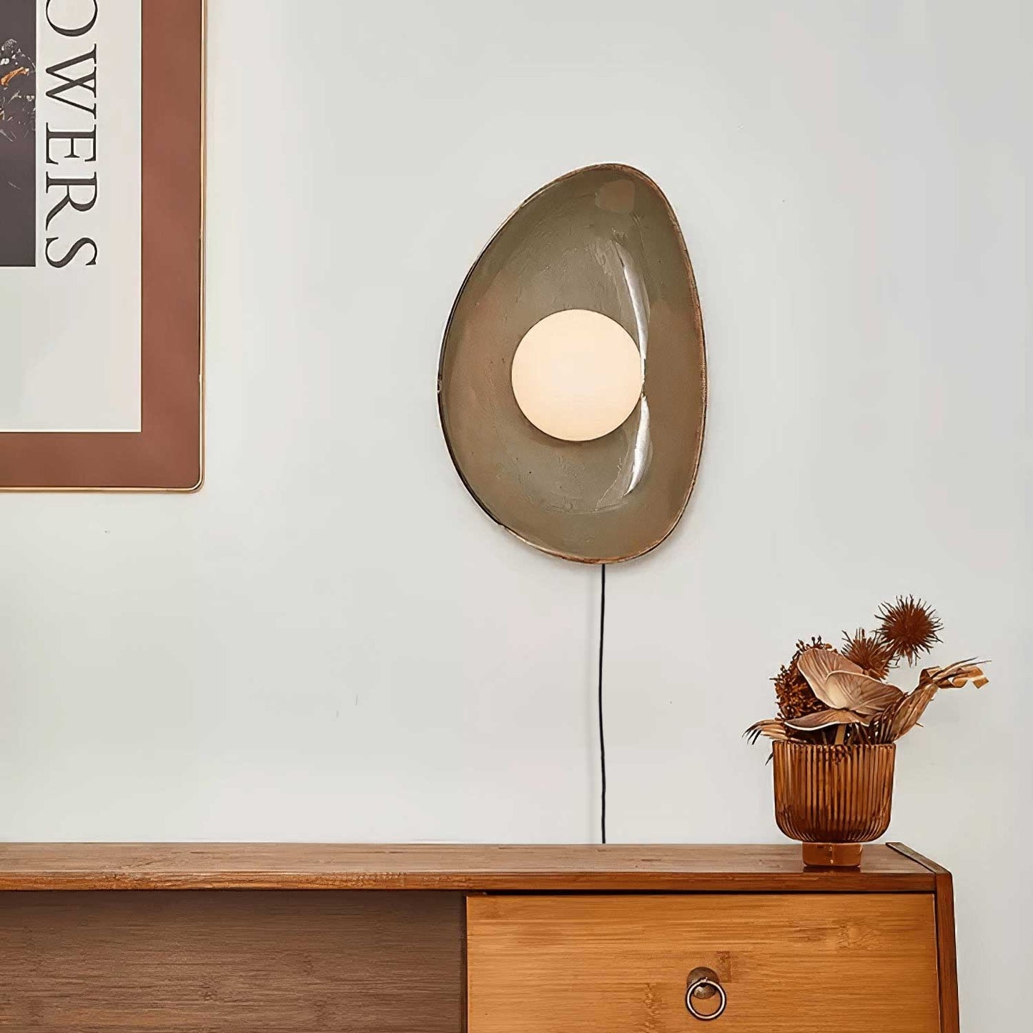 Pebble Disc Plug-In Wall Light, Plug-In Wall Sconce, detail 28