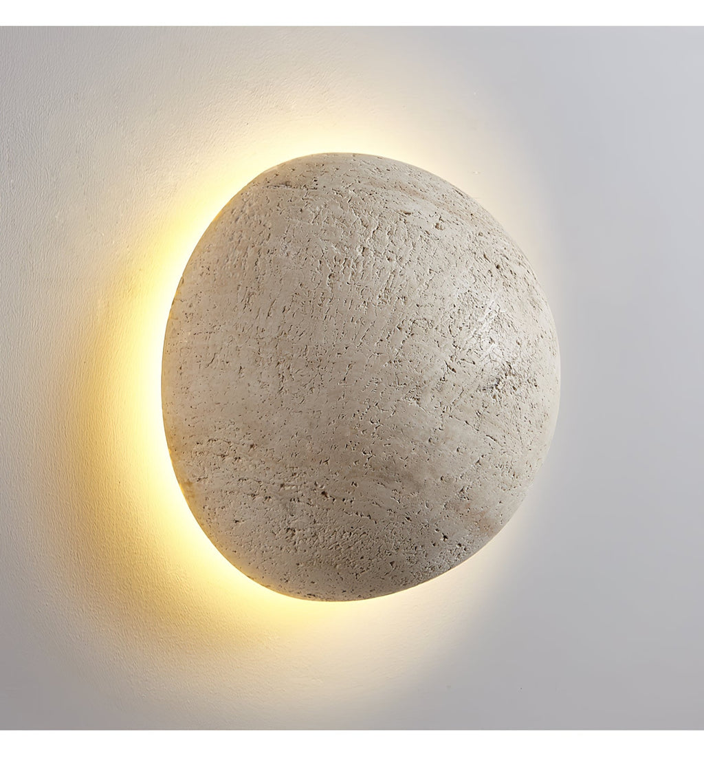 Pebble Stone Wall Light, Hardwired Wall Sconce, detail 9