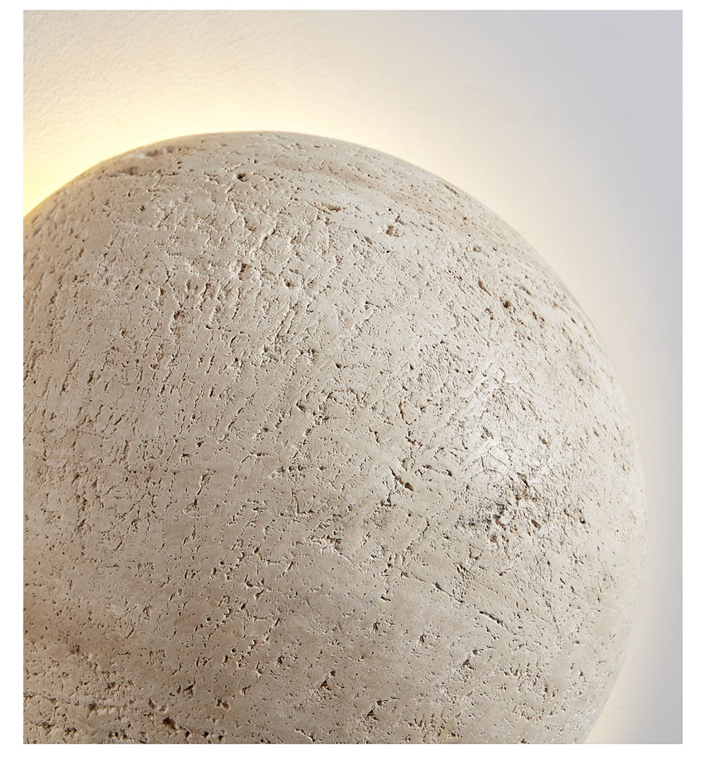 Pebble Stone Wall Light, Hardwired Wall Sconce, detail 10