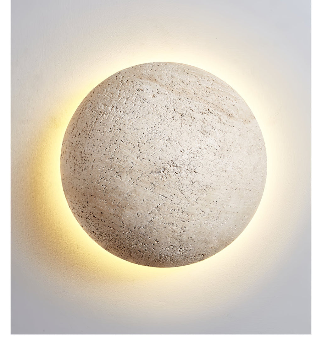 Pebble Stone Wall Light, Hardwired Wall Sconce, detail 12
