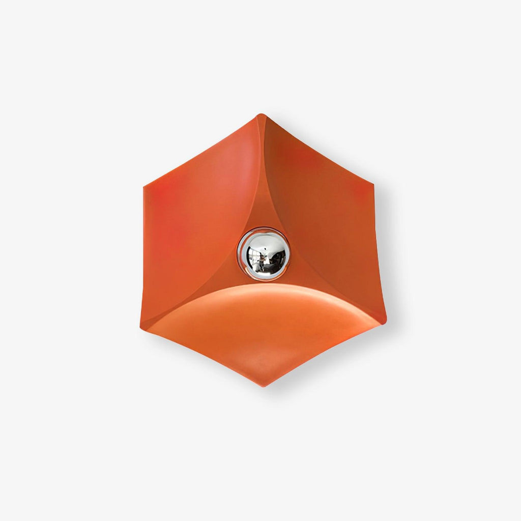 Pentagon Combination Wall Light, Hardwired Wall Sconce, detail 2