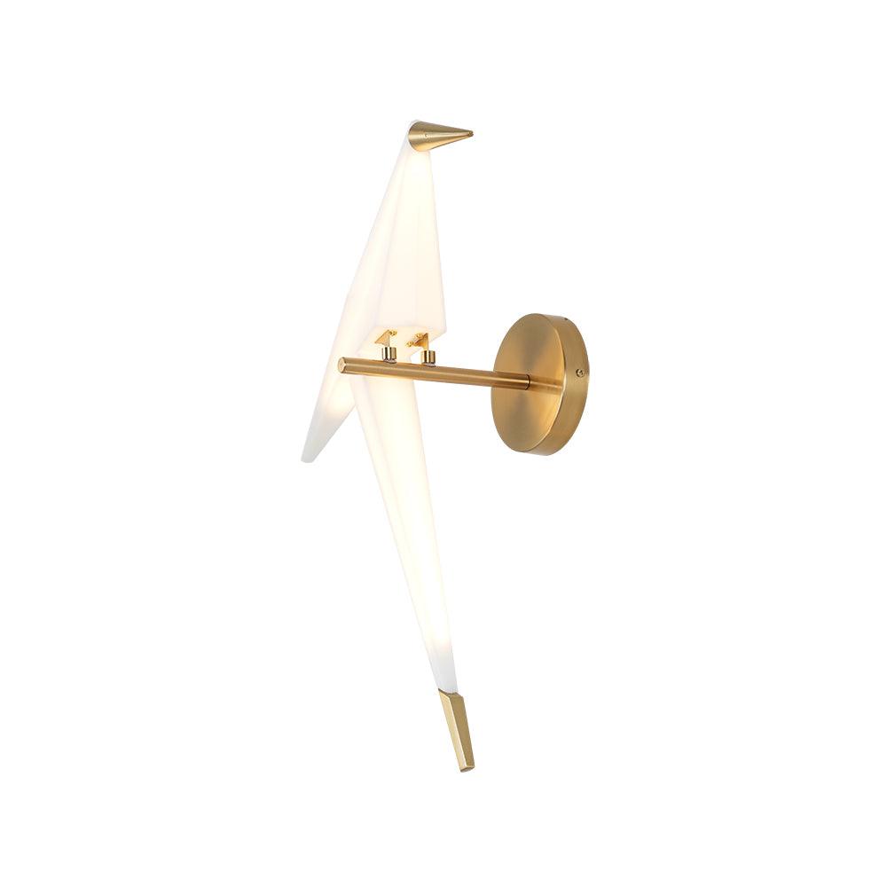 Paper Crane Wall Light, Hardwired Wall Sconce, detail 25