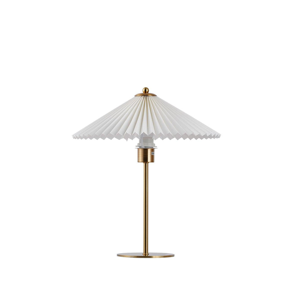 Perla Pleated Table Light, Bedside Table Lamp, detail 5