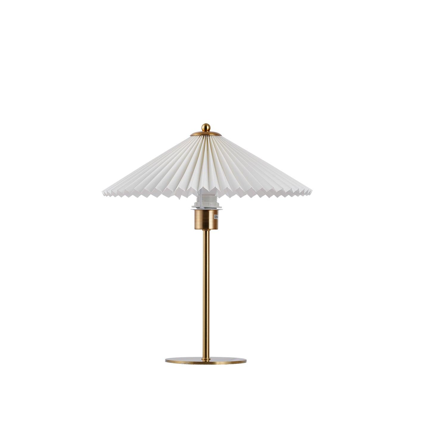 Perla Pleated Table Light, Bedside Table Lamp, detail 5