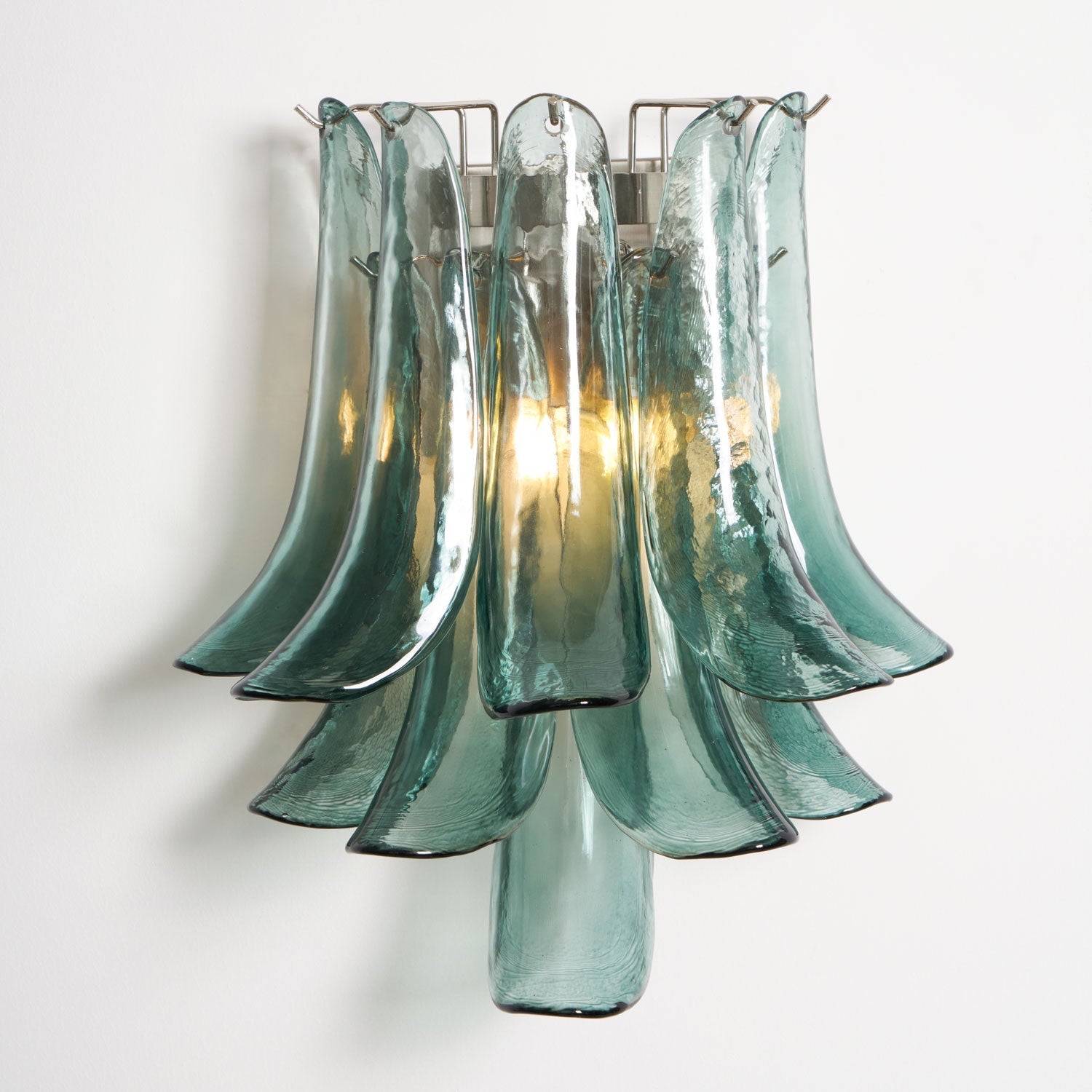 Petalo Glass Wall Light, Hardwired Wall Sconce, detail 22
