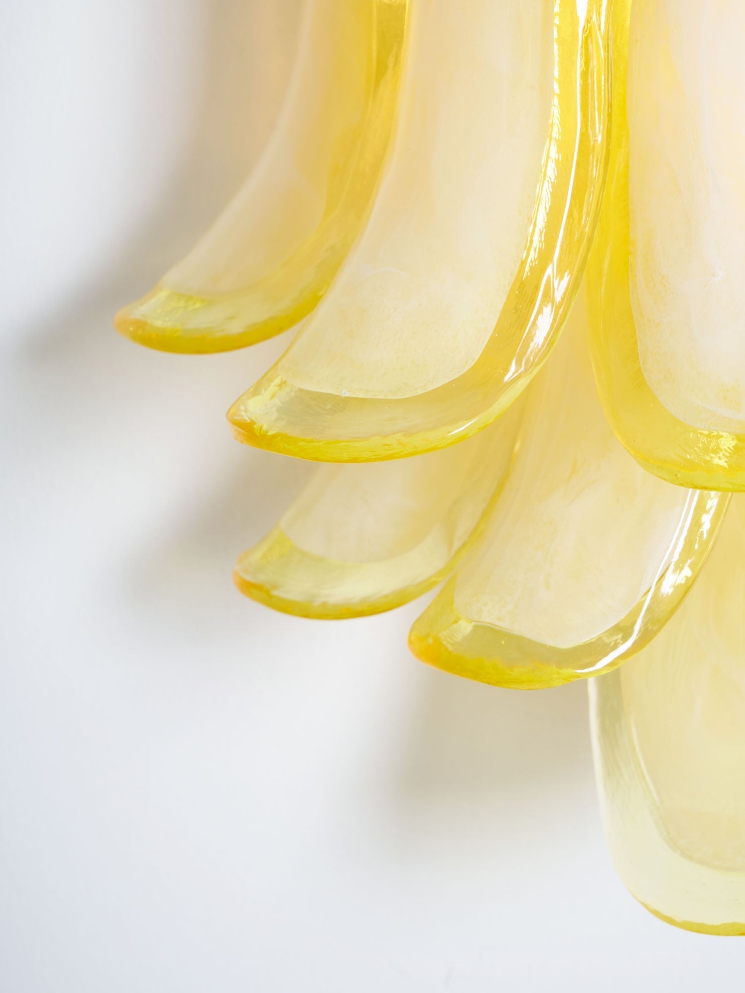 Petalo Glass Wall Light, Hardwired Wall Sconce, detail 24