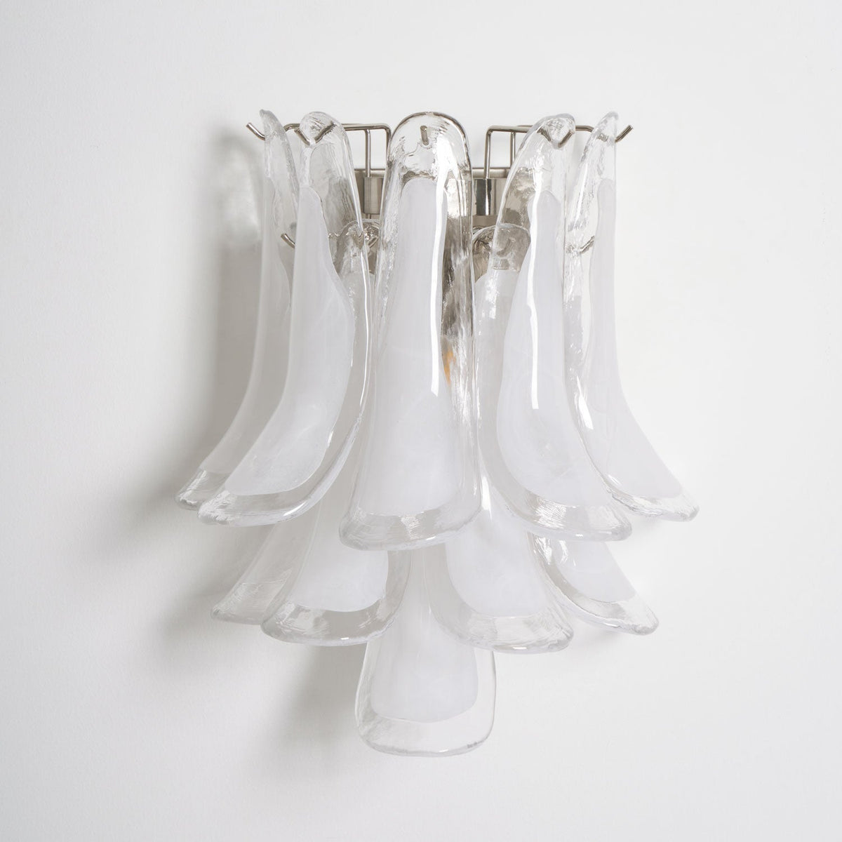 Petalo Glass Wall Light, Hardwired Wall Sconce, detail 27