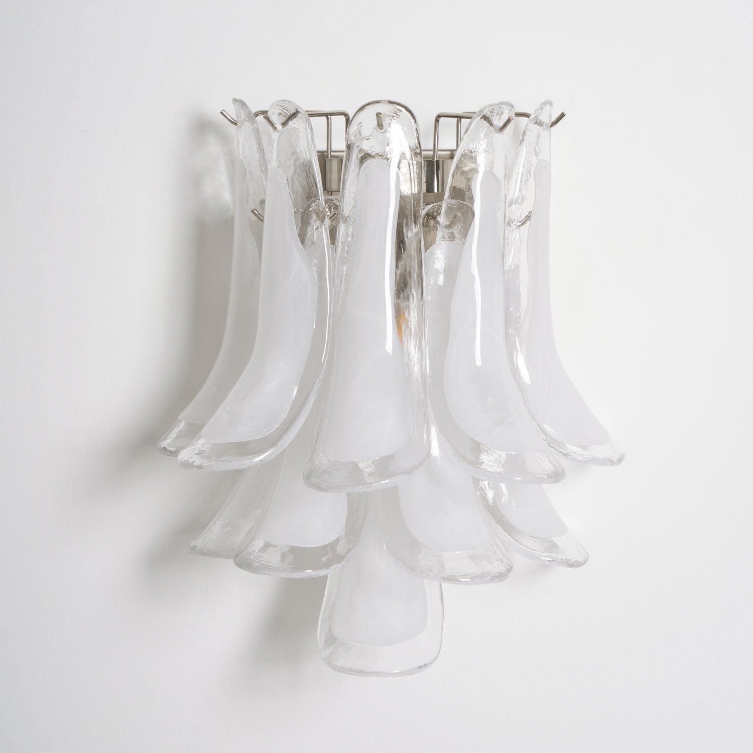 Petalo Glass Wall Light, Hardwired Wall Sconce, detail 27