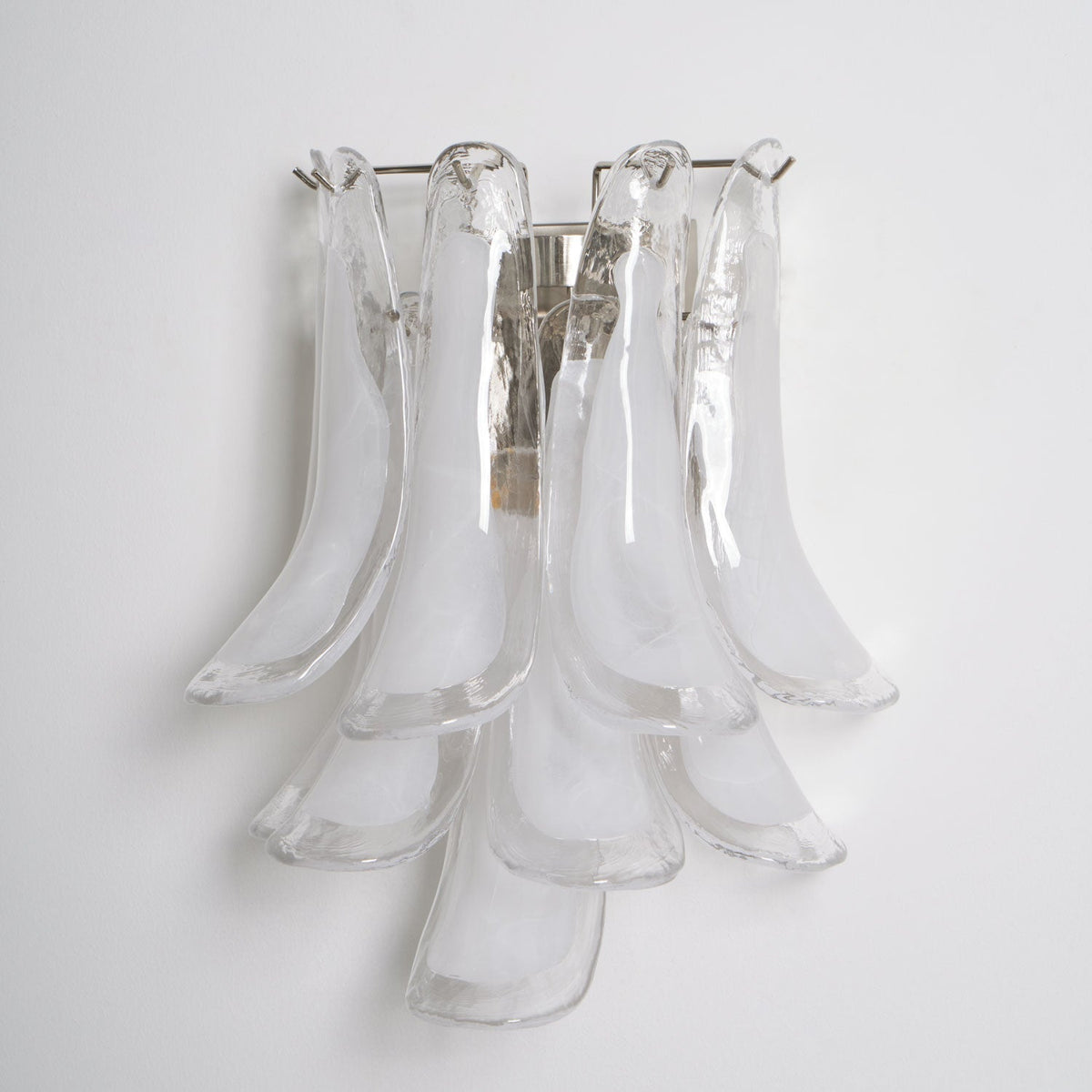 Petalo Glass Wall Light, Hardwired Wall Sconce, detail 28