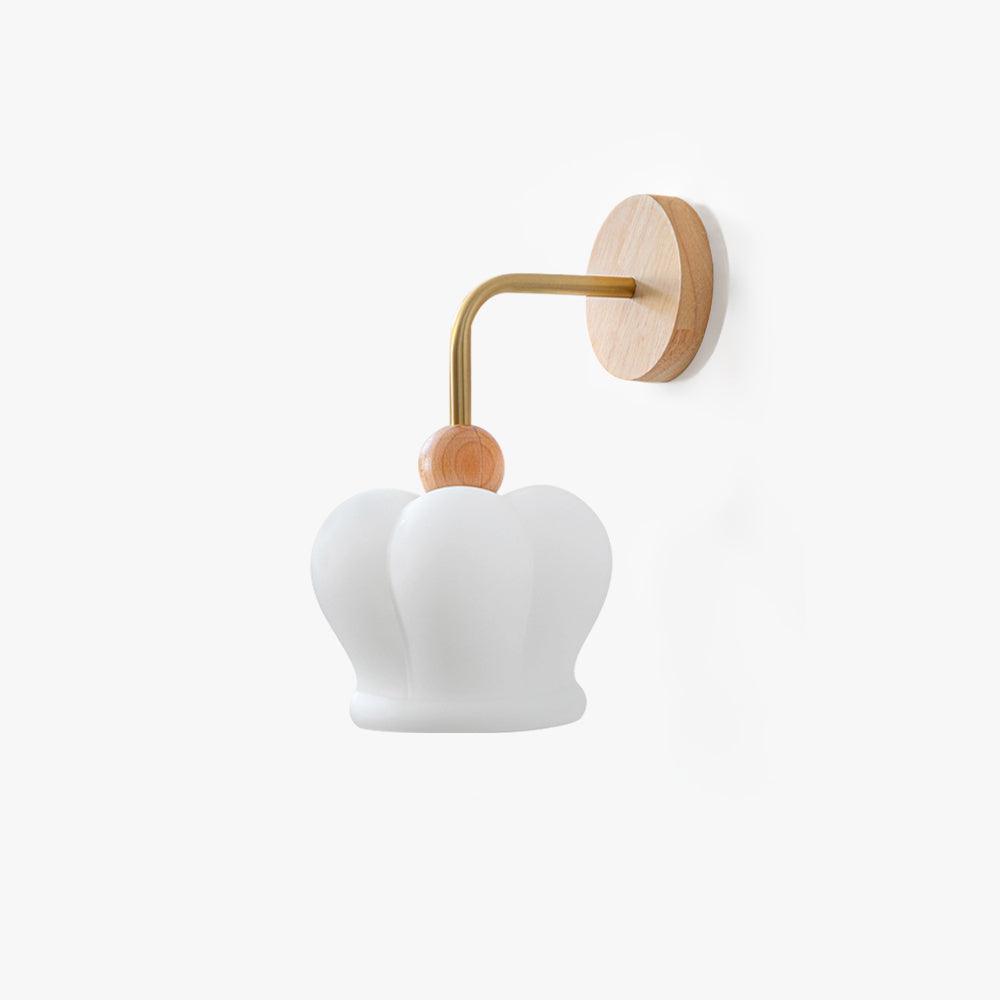Crown Wall Light, Hardwired Wall Sconce, detail 2