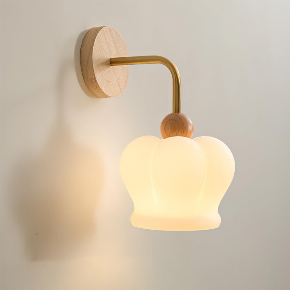 Crown Wall Light, Hardwired Wall Sconce, detail 3