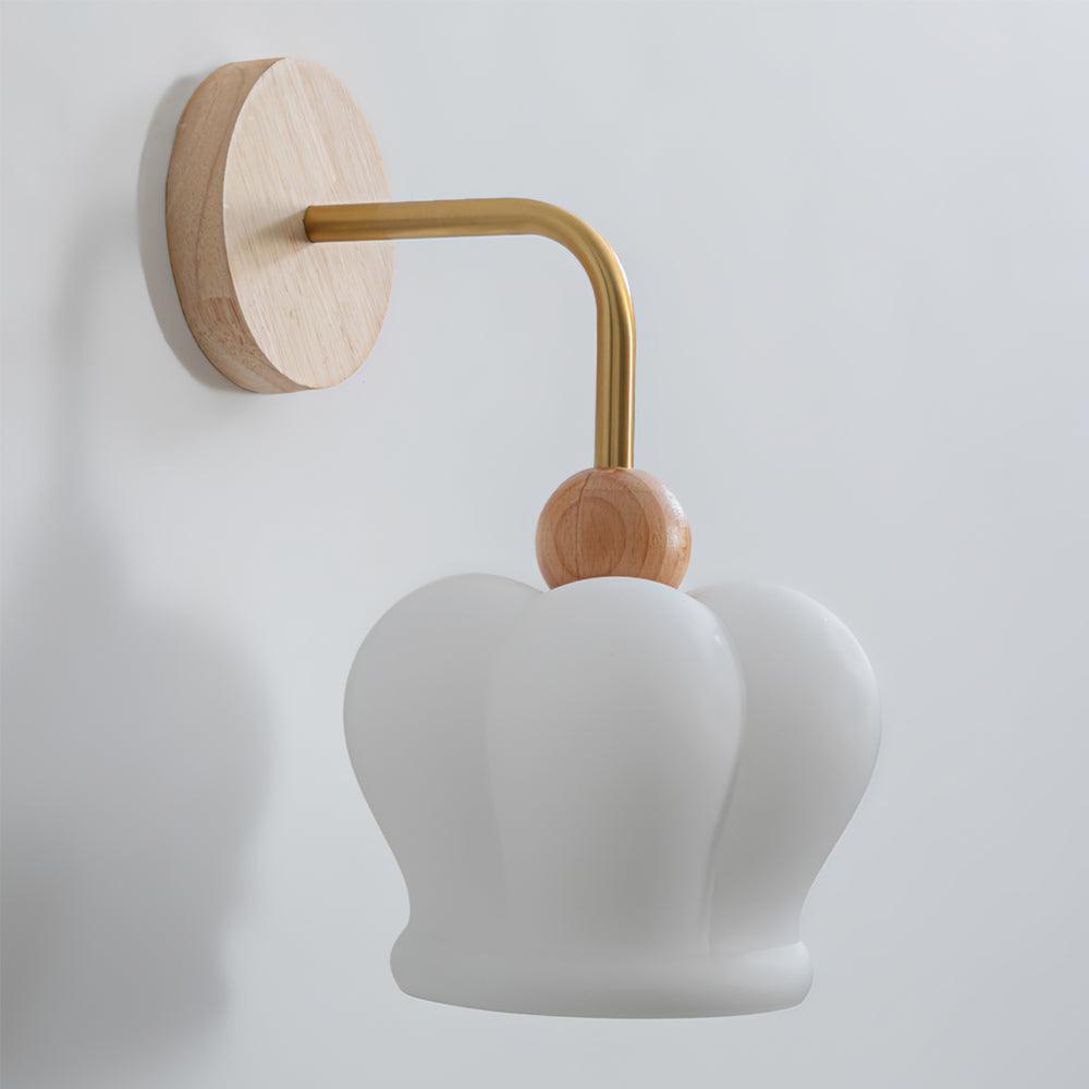 Crown Wall Light, Hardwired Wall Sconce, Metal, L 16 cm x W 20cm x H 23cm