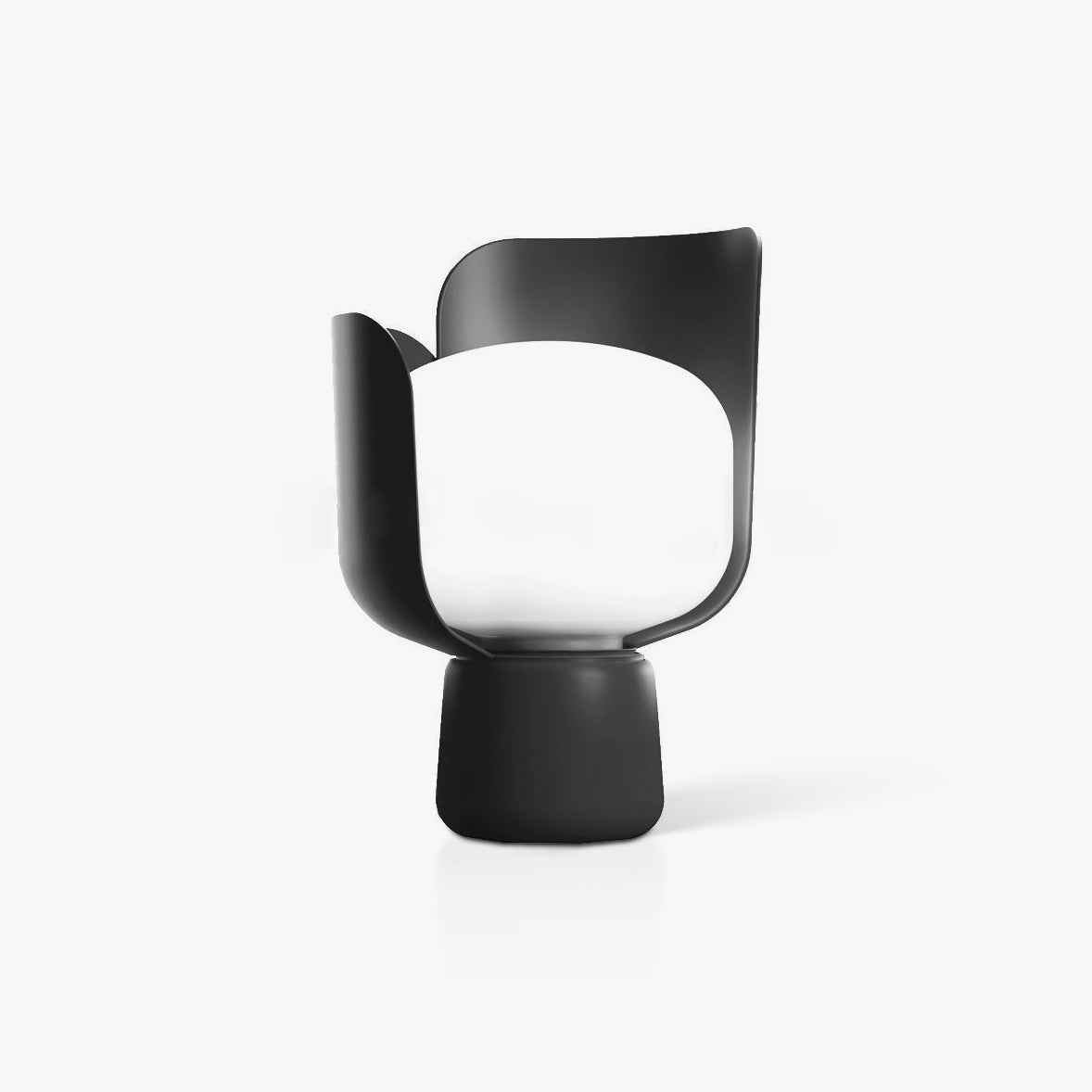 Petals Glass Table Light, Bedside Table Lamp, Metal, ∅ 5.9″ x H 9.4″