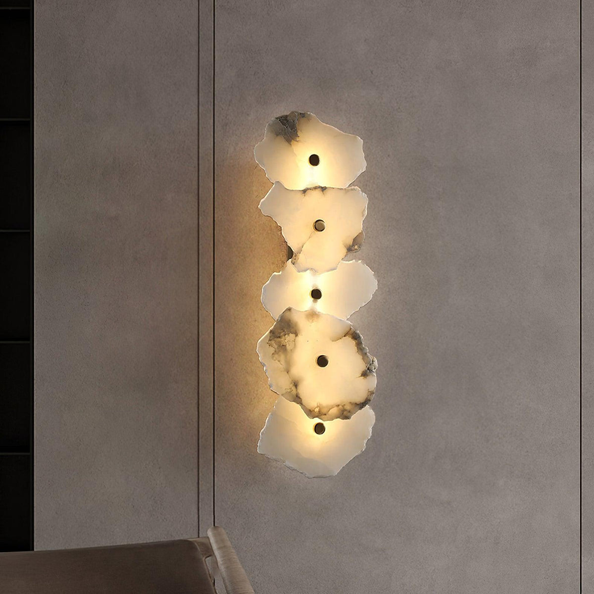 Petra Wall Light - 1 Heads Size: Dia 14cm x... Metal, Hardwired Wall Sconce, detail 3