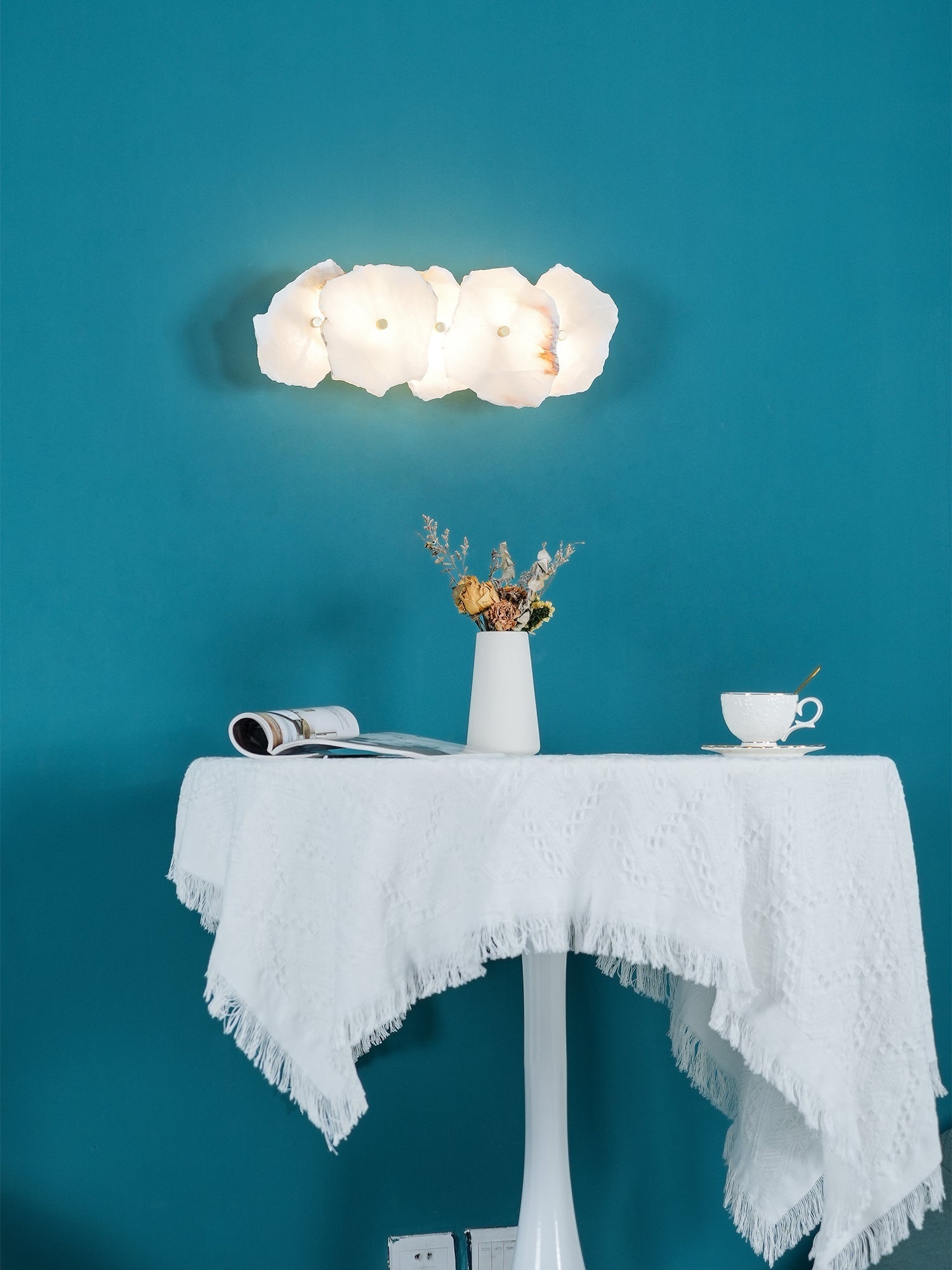 Petra Wall Light - 1 Heads Size: Dia 14cm x... Metal, Hardwired Wall Sconce, detail 11