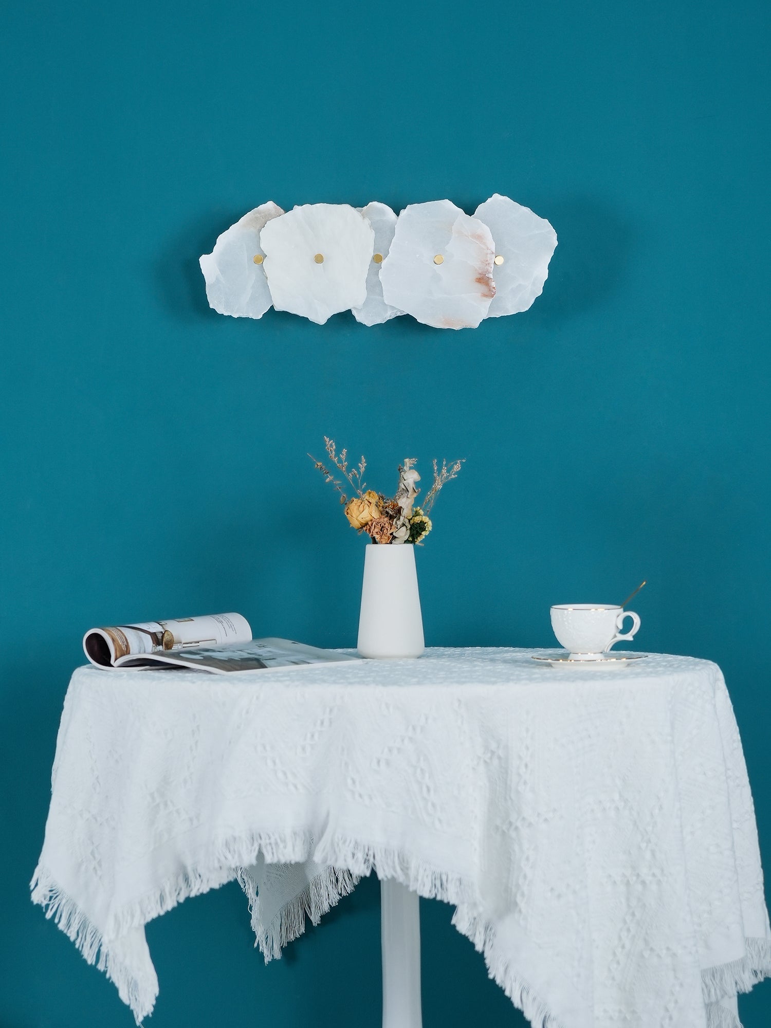 Petra Wall Light - 1 Heads Size: Dia 14cm x... Metal, Hardwired Wall Sconce, detail 12