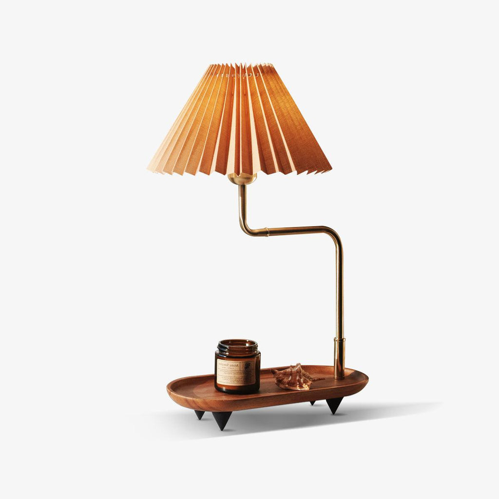 Pia TL Table Light, Bedside Table Lamp, Wooden, L 30 cm x W 20cm x H 51cm