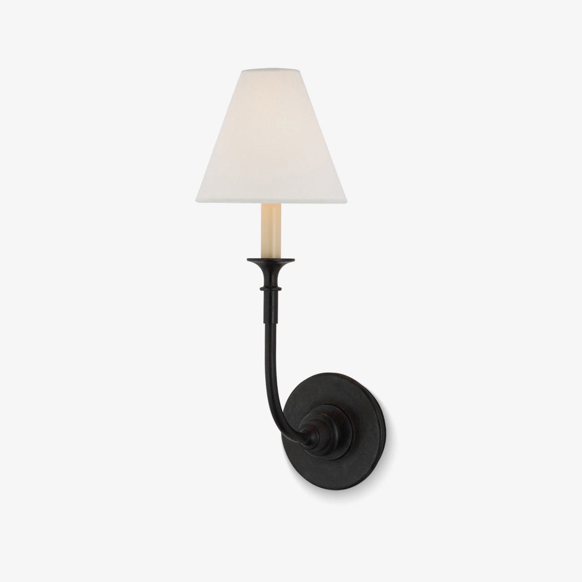 Luella Wall Light, Hardwired Wall Sconce, Fabric, Dia 15cm x W 23cm x H 46cm