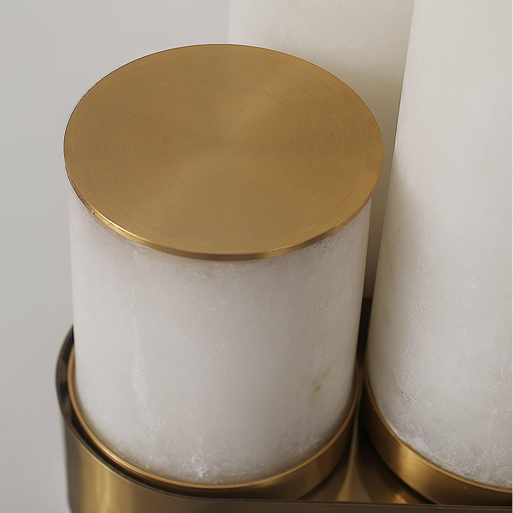 Piped Alabaster Floor Light, Floor Lamp, detail 13