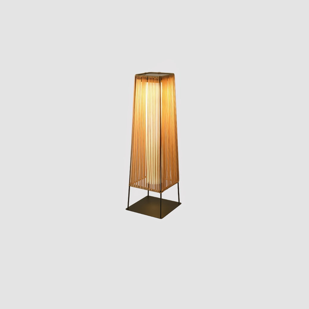 Plastic Rattan Exterior Post Light, Outdoor Wall Light, detail 11