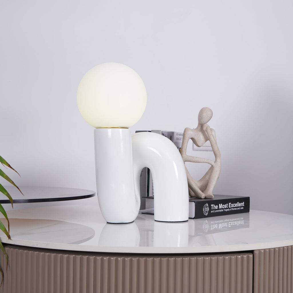 Playful N Shape Table Light, Bedside Table Lamp, detail 8