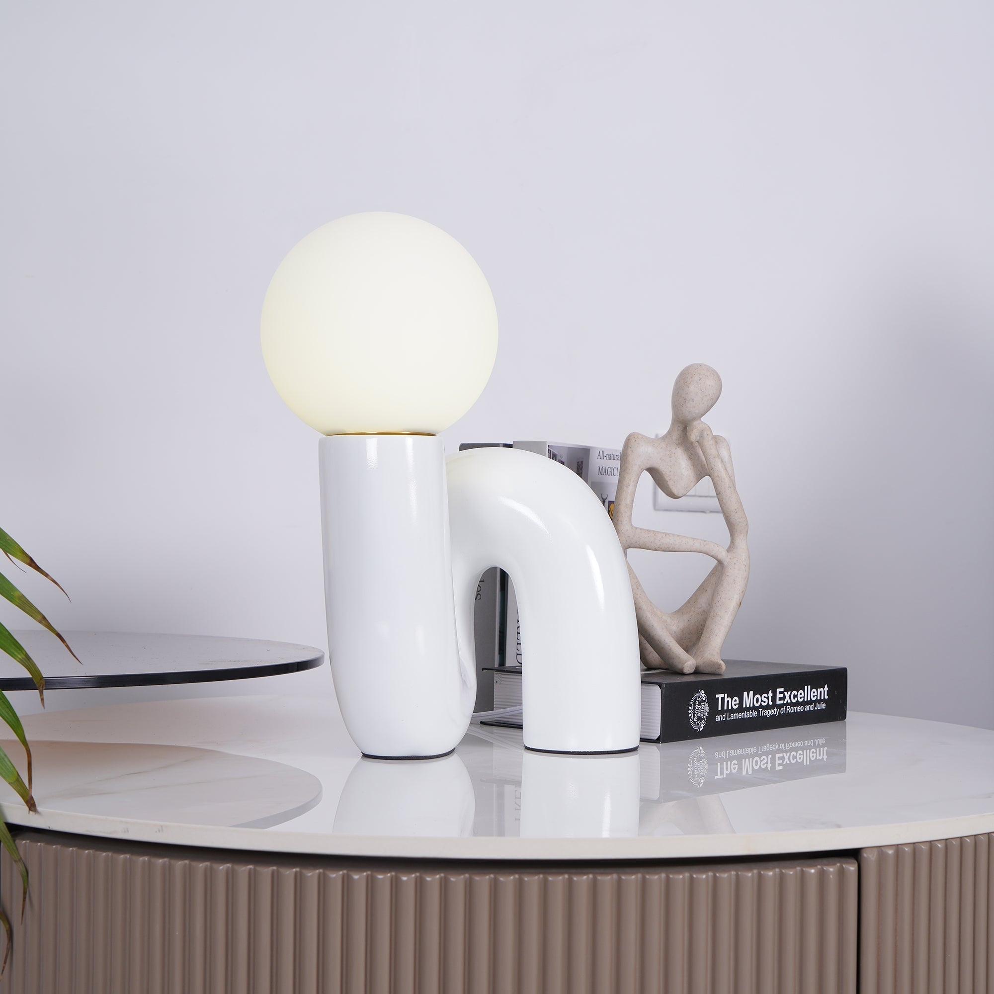 Playful N Shape Table Light, Bedside Table Lamp, detail 8