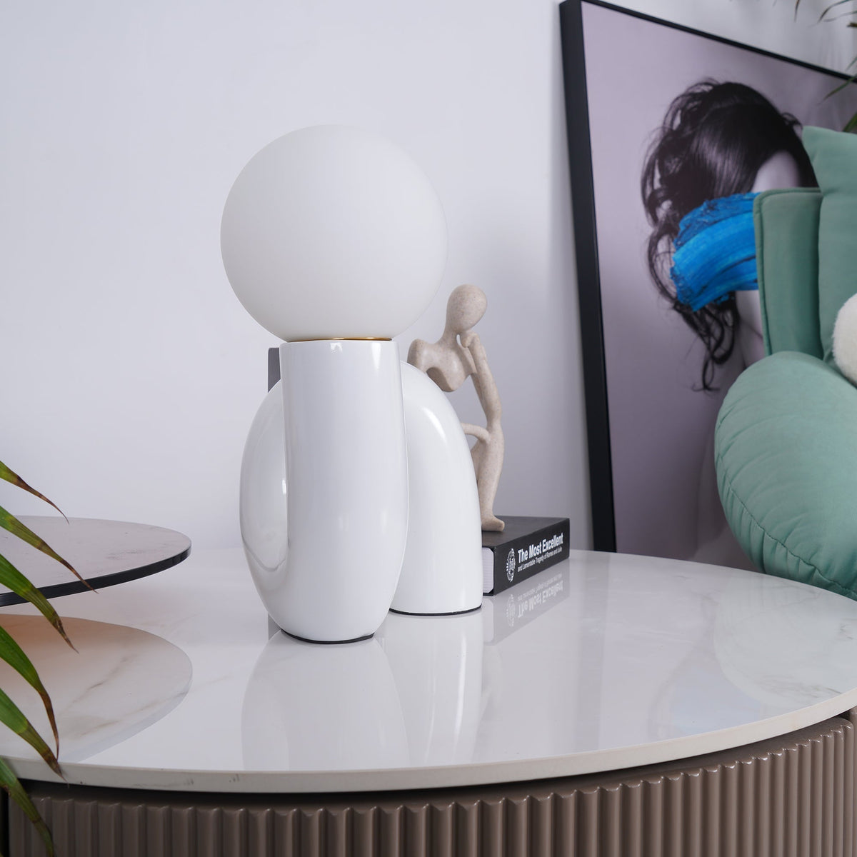 Playful N Shape Table Light, Bedside Table Lamp, detail 26