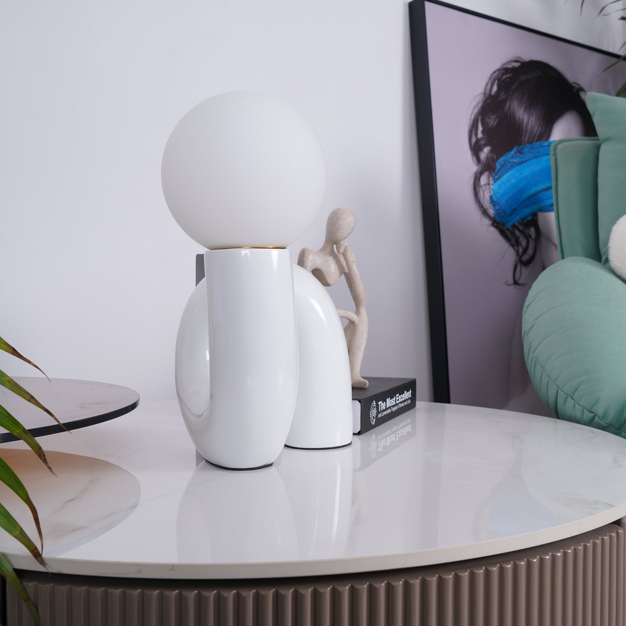 Playful N Shape Table Light, Bedside Table Lamp, detail 26