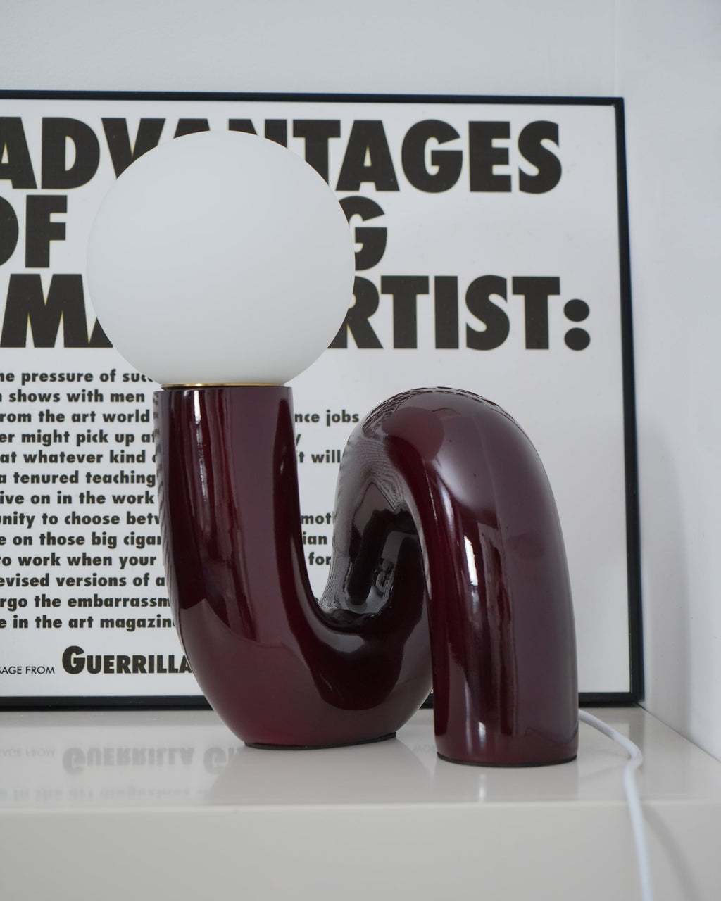 Playful N Shape Table Light, Bedside Table Lamp, detail 10
