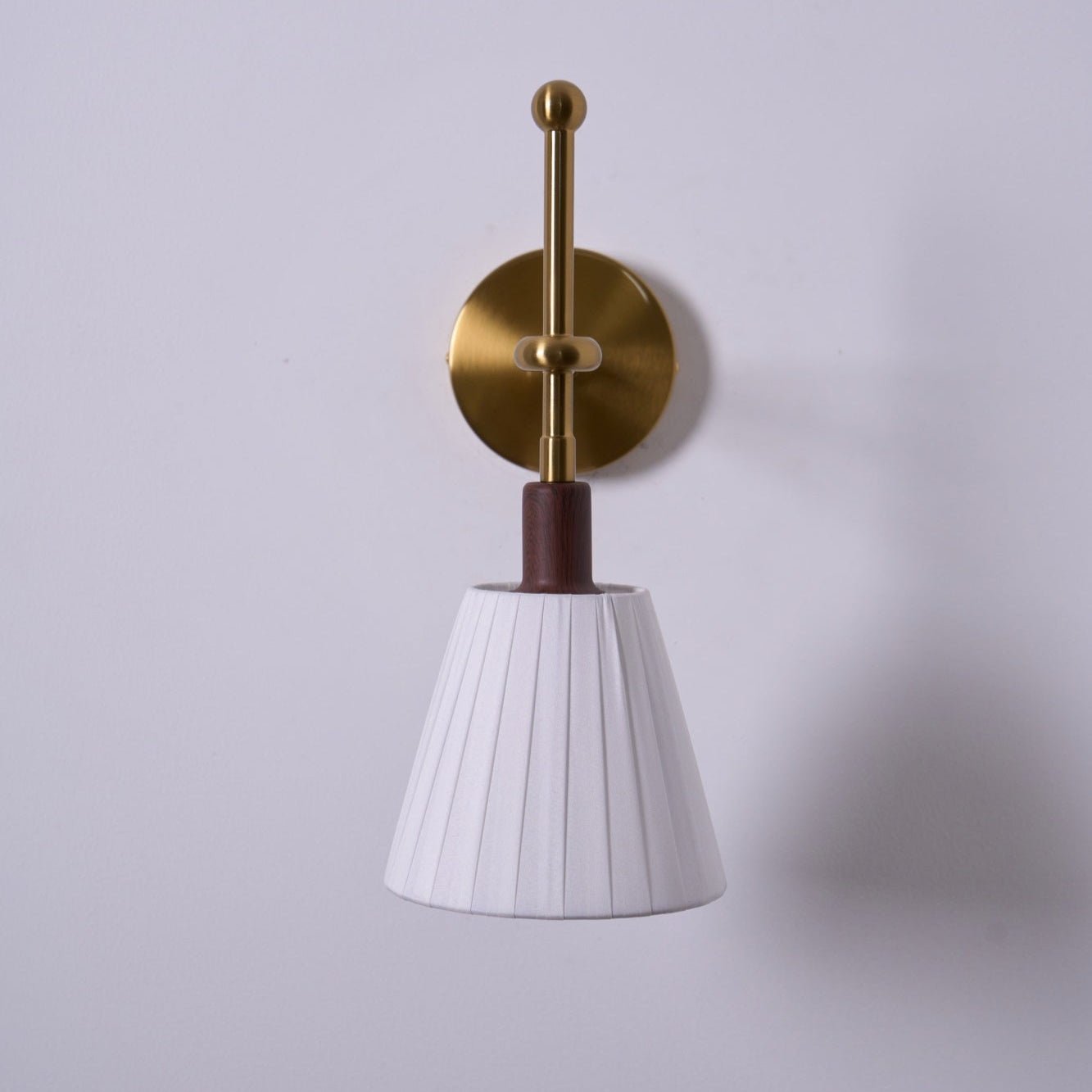 Pleated Fabric Wall Light, Hardwired Wall Sconce, detail 36
