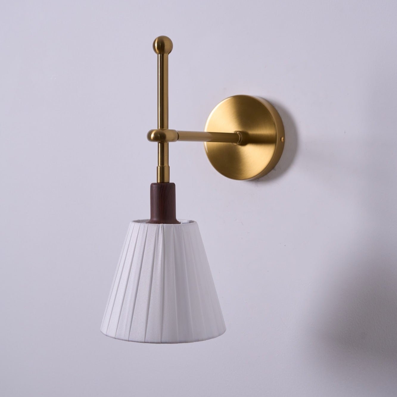 Pleated Fabric Wall Light, Hardwired Wall Sconce, detail 37