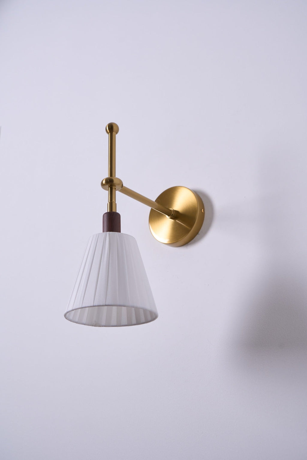 Pleated Fabric Wall Light, Hardwired Wall Sconce, detail 24