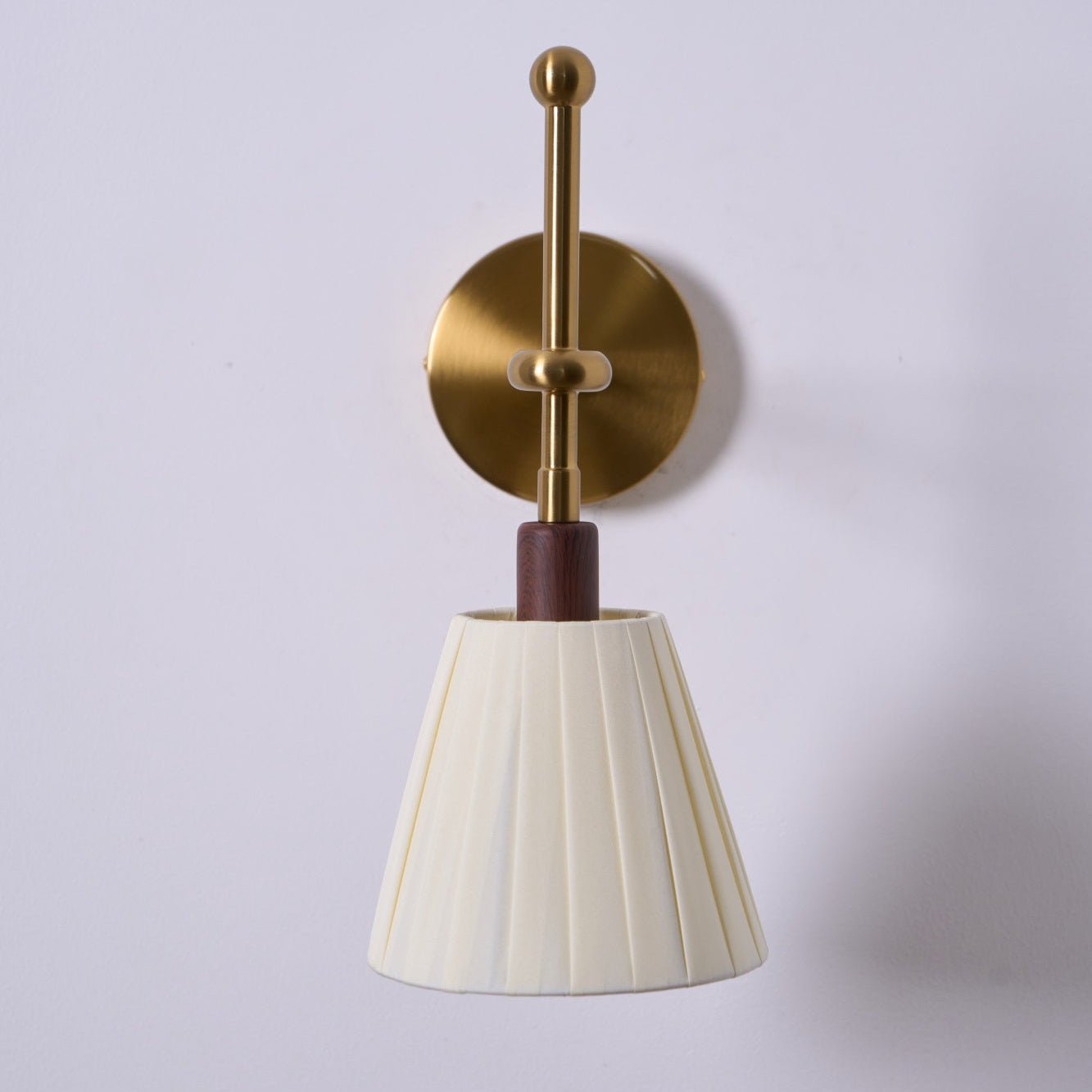 Pleated Fabric Wall Light, Hardwired Wall Sconce, detail 29