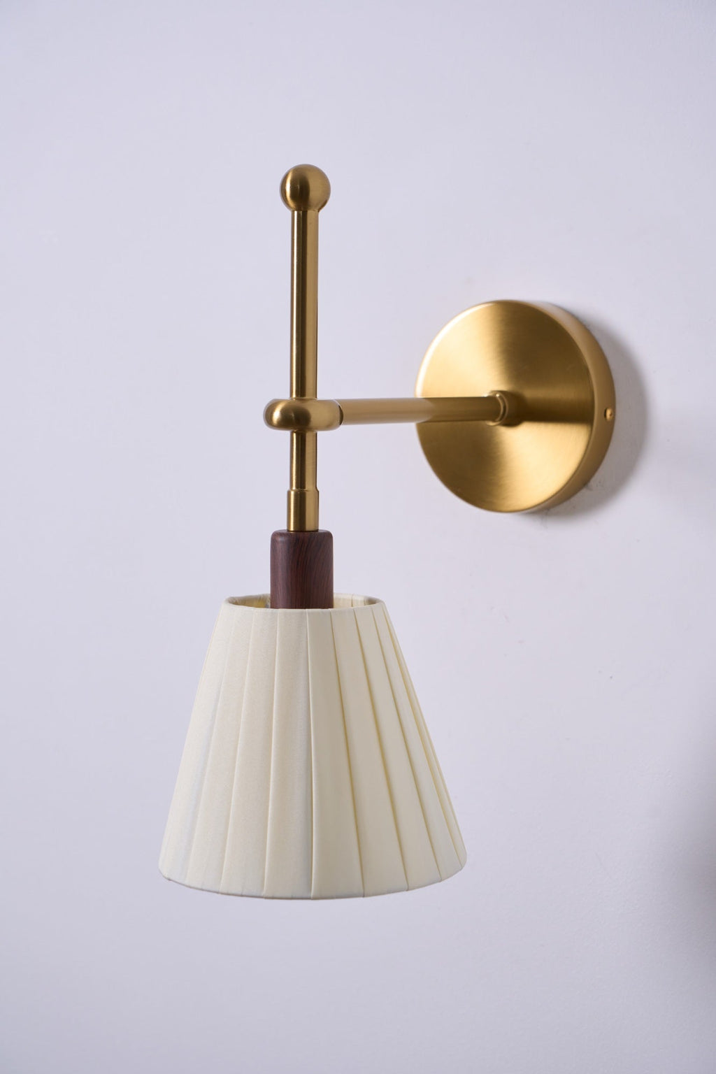Pleated Fabric Wall Light, Hardwired Wall Sconce, detail 30