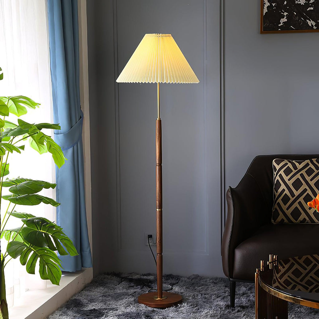 Pleated Floor Light, Floor Lamp, detail 2