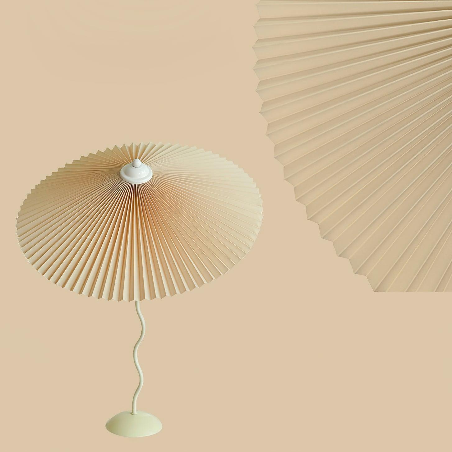 Pleated Hat Table Light, Bedside Table Lamp, detail 12