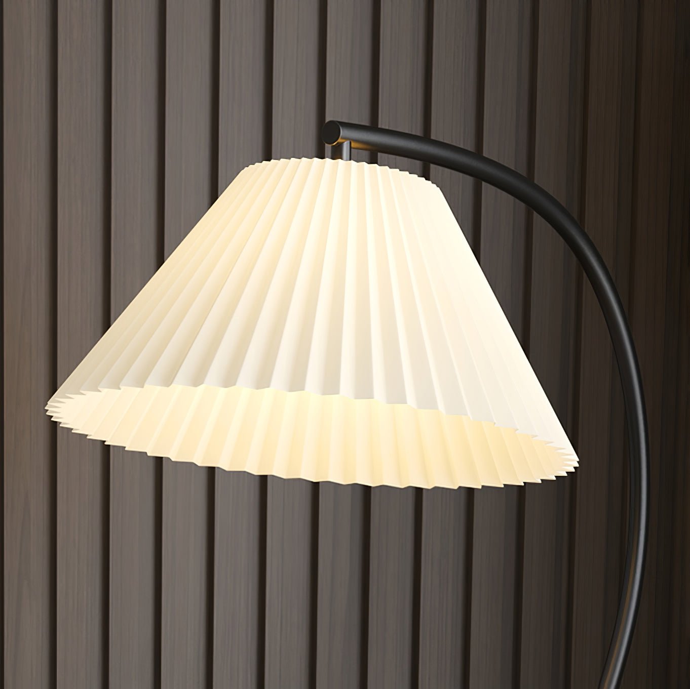 Pleated Nightstand Reading Lamp Standing Light, Bedside Table Lamp, detail 6